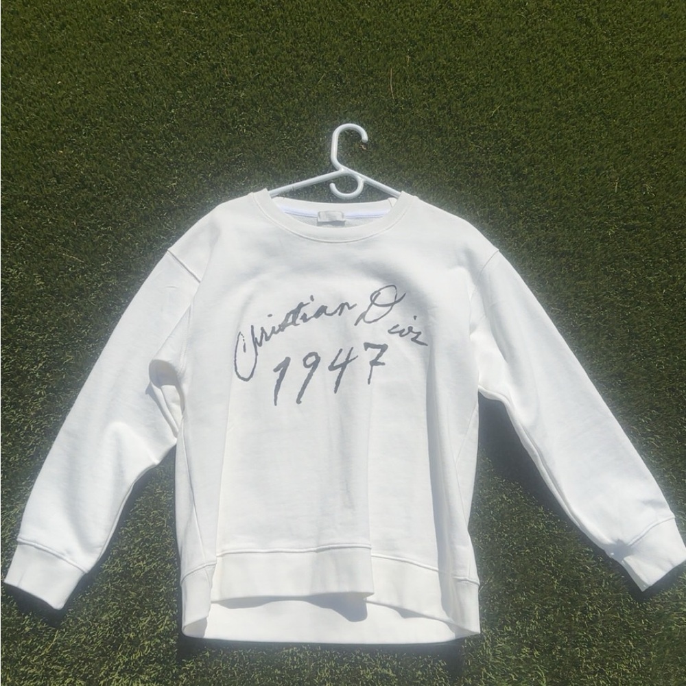 Christian Dior White Sweatshirt
